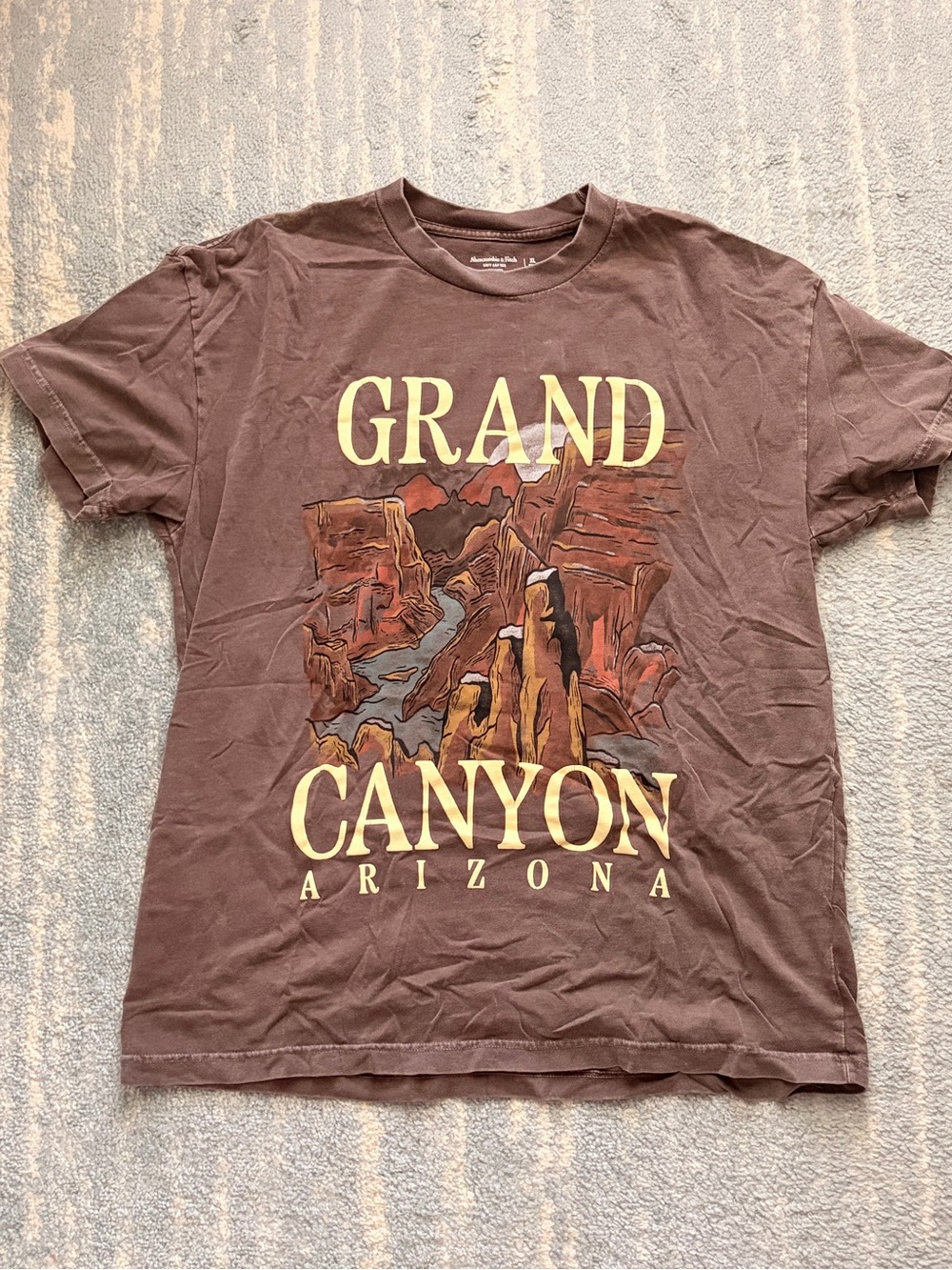 Abercrombie Grand Canyon Arizona Graphic Tee - Brown